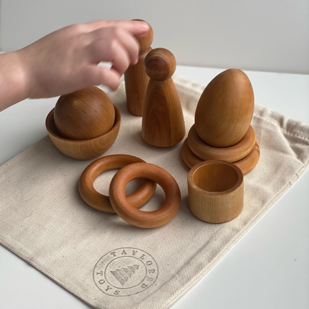 Montessori Toddler Wood Toy Play Kit - Picture 5 of 6